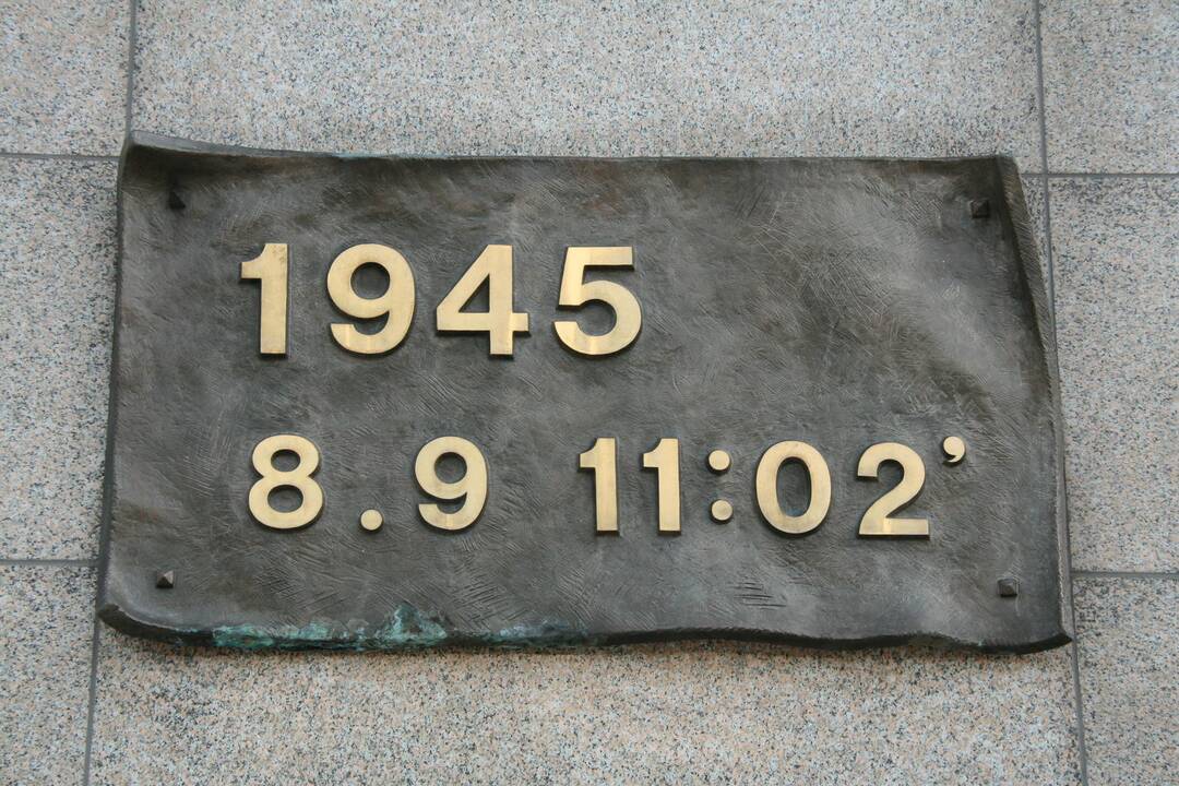 Nagasakyje minimos 68-osios JAV įvykdyto atominio bombardavimo metinės