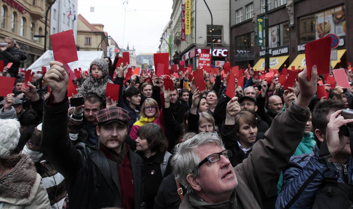 Čekija mini Aksominės revoliucijos 25-ąsias metines