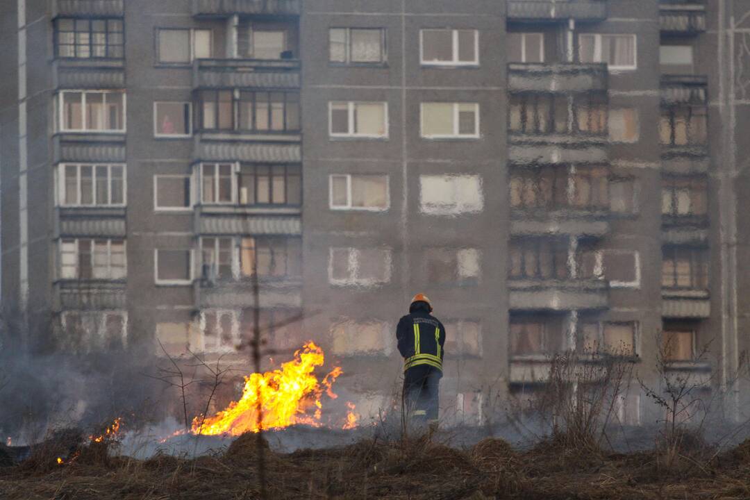 Žolės degintojai nepaiso nei baudų, nei pavojaus gyvybei