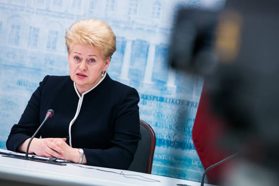 Prezidentė: Rusija ir jos remiami teroristai net nesiruošia laikytis paliaubų