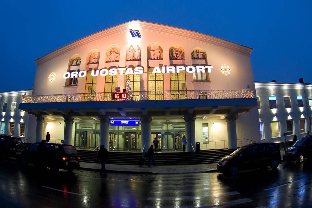Apie sprogmenį Vilniaus oro uoste pranešė nepilnametis