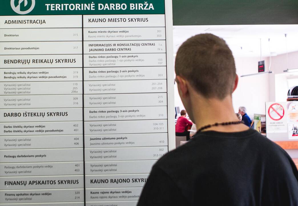 Iš Kauno darbo biržos – džiugesnės žinios