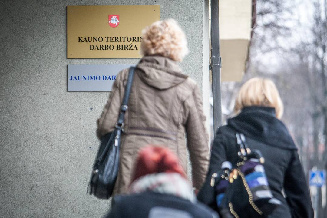 Kaune bedarbių vis dar daugiau nei Vilniuje
