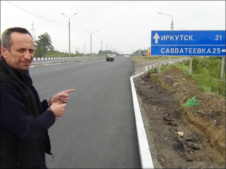 M. Popkovas vienoje iš savo nusikaltimų vietų.