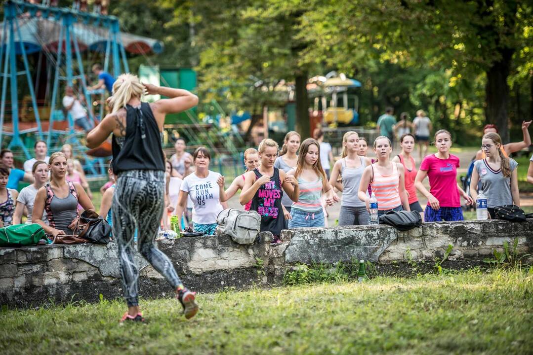 Olimpiniame miestelyje – nemokama zumbos treniruotė