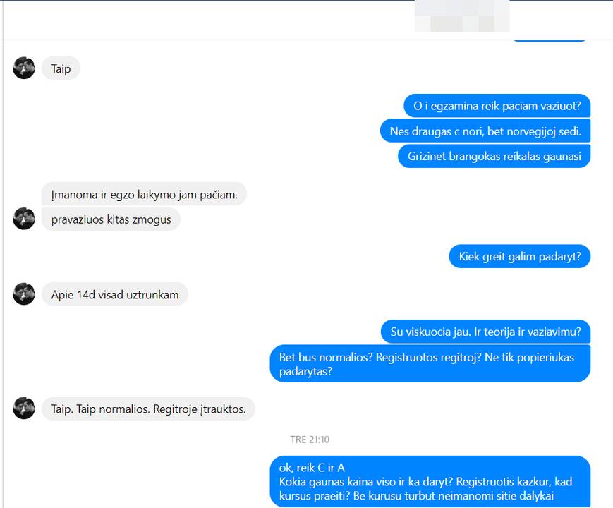 Sukčiaus sulaikymo operacija Kaune