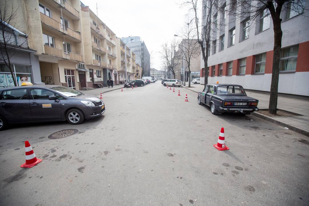 Parkavimo ribojimas I. Kanto gatvėje