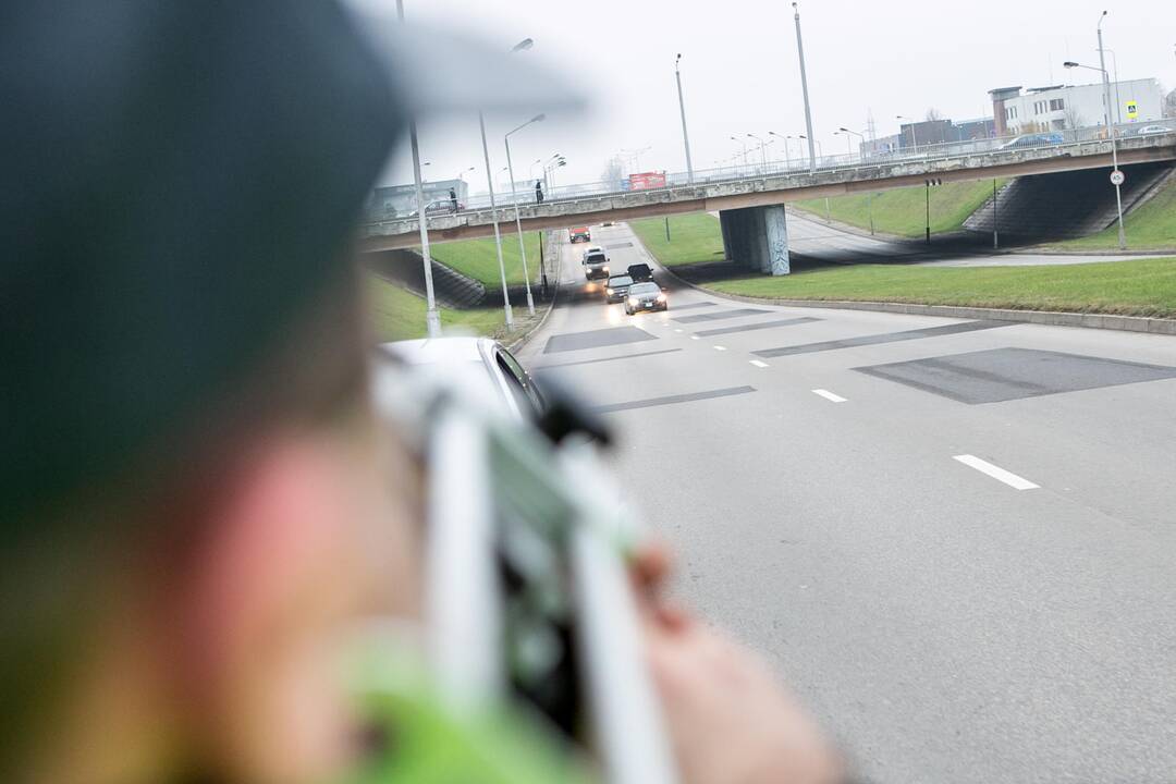 Greičio kontrolės reidas Kaune
