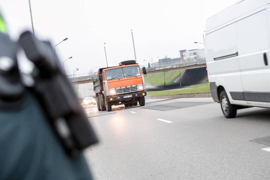 Greičio kontrolės reidas Kaune