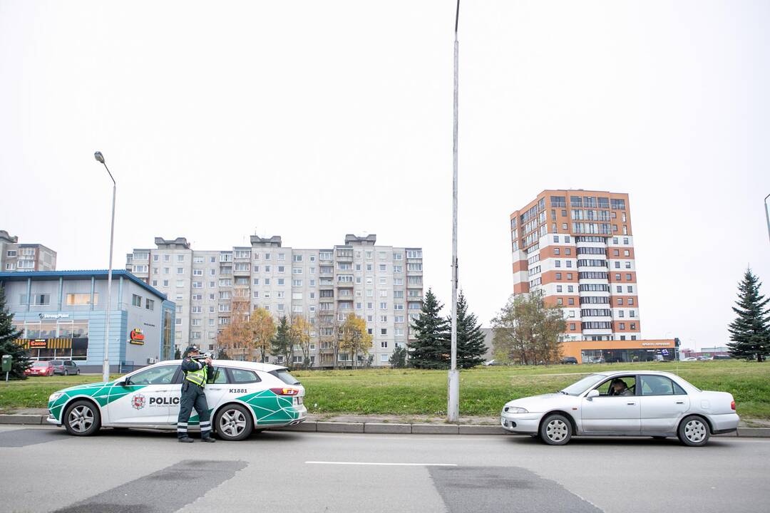 Greičio kontrolės reidas Kaune