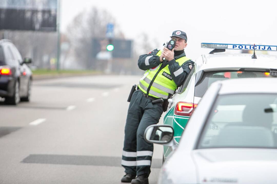 Greičio kontrolės reidas Kaune