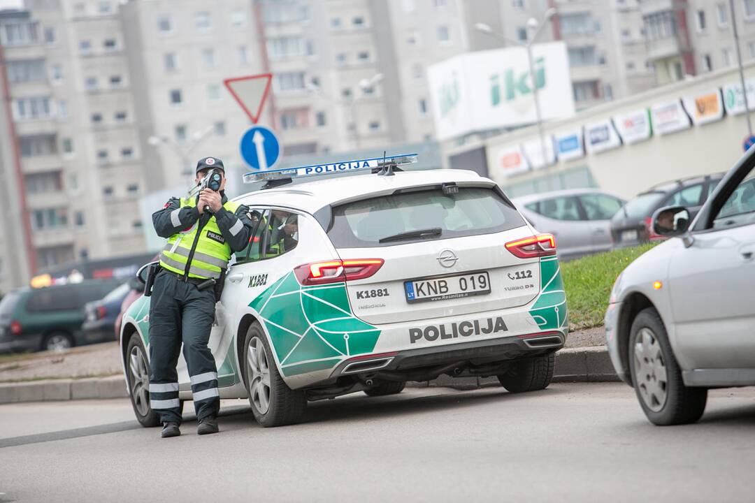 Greičio kontrolės reidas Kaune
