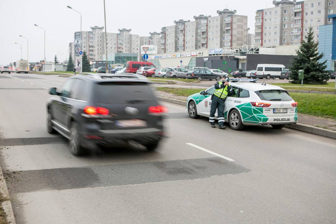 Greičio kontrolės reidas Kaune