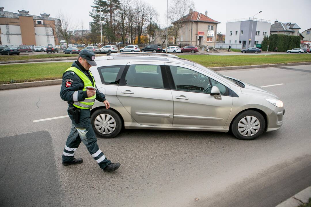 Greičio kontrolės reidas Kaune
