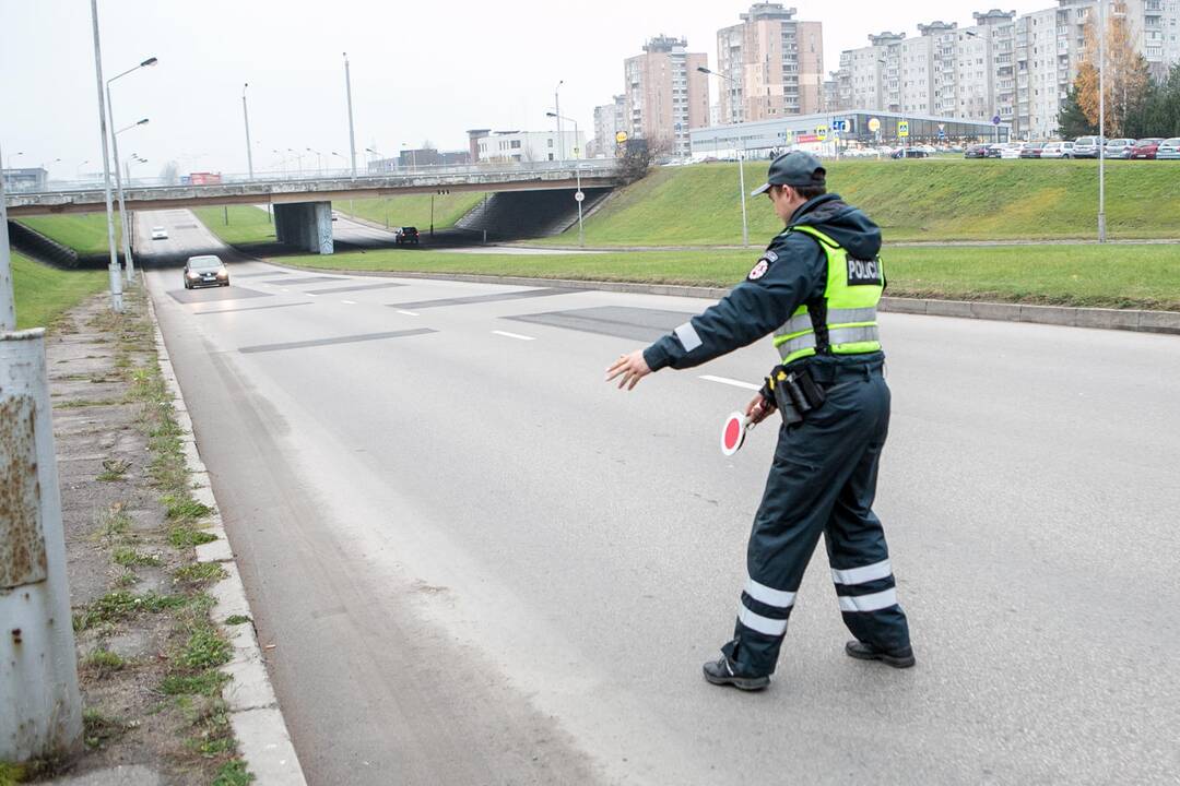 Greičio kontrolės reidas Kaune