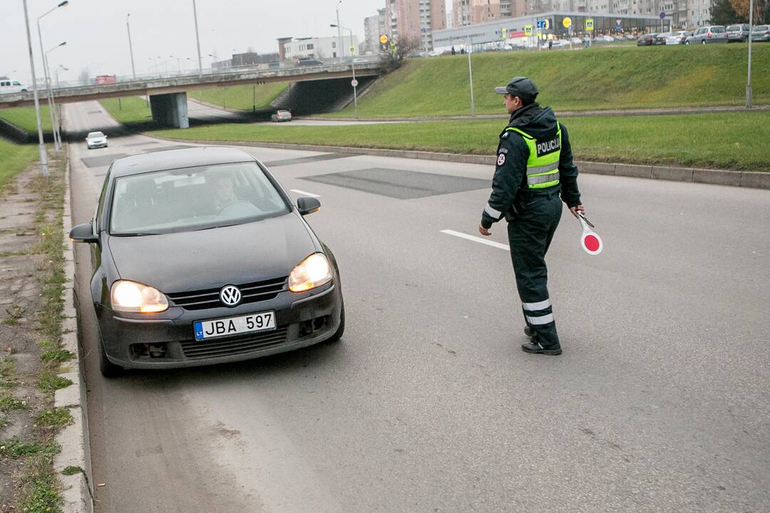 Greičio kontrolės reidas Kaune