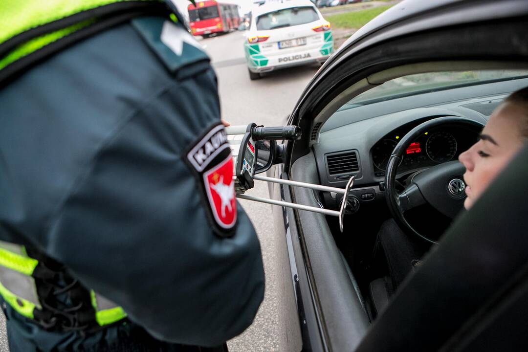 Greičio kontrolės reidas Kaune