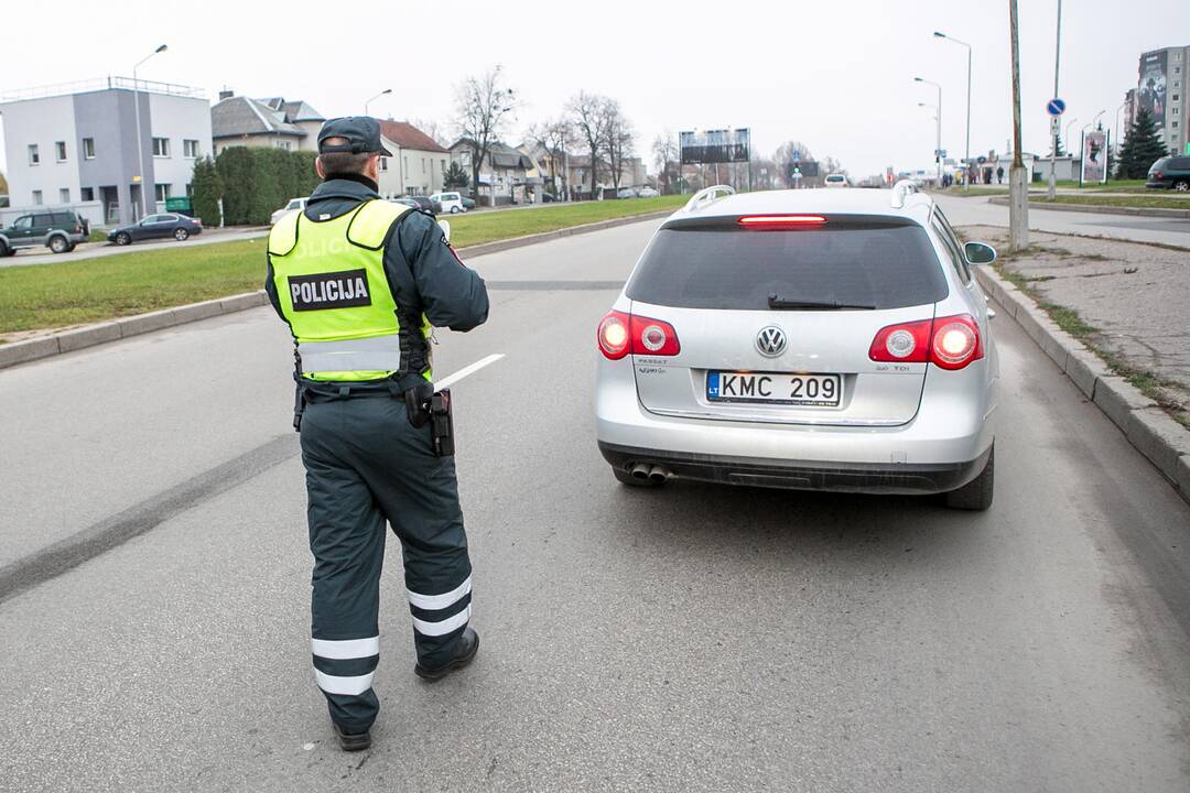 Greičio kontrolės reidas Kaune