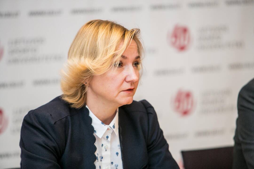 Dianos Rėklaitienės  LSU spaudos konferencija