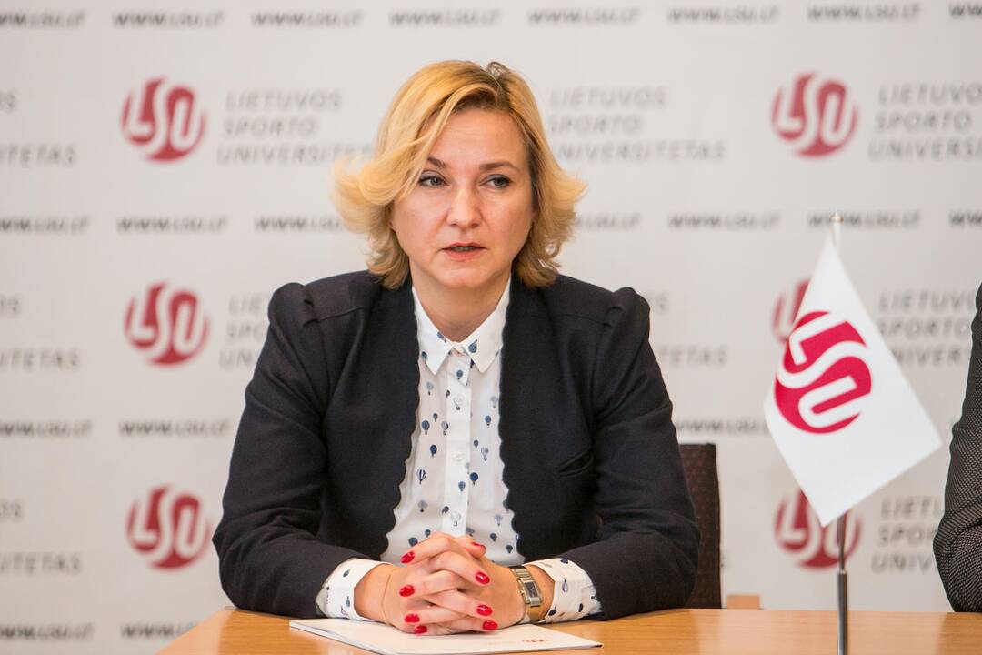 Dianos Rėklaitienės  LSU spaudos konferencija