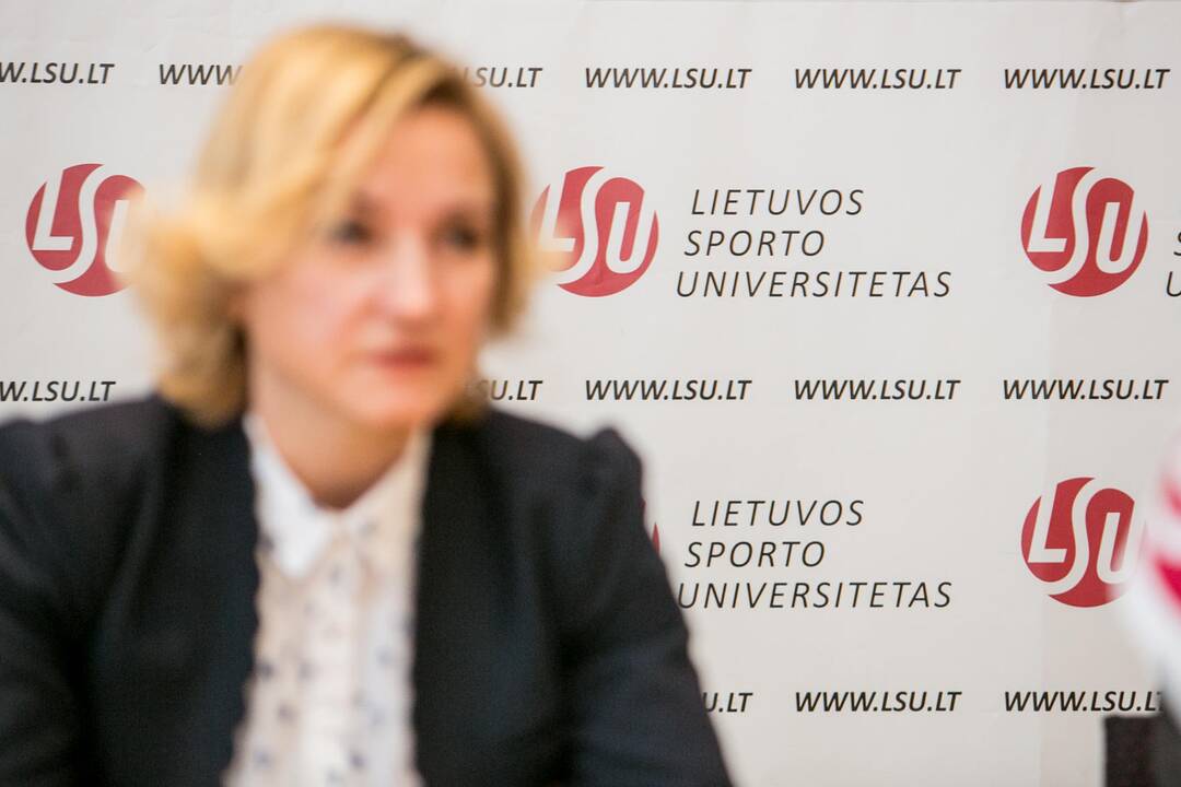 Dianos Rėklaitienės  LSU spaudos konferencija