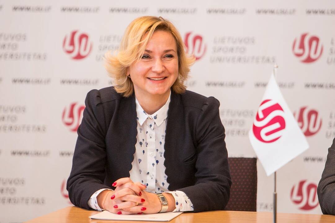 Dianos Rėklaitienės  LSU spaudos konferencija