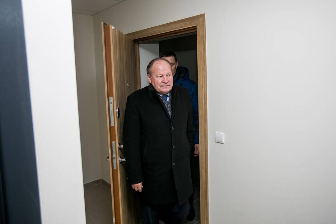 Naujai įrengti socialiniai būstai Bubiuose perduodami gyventojams