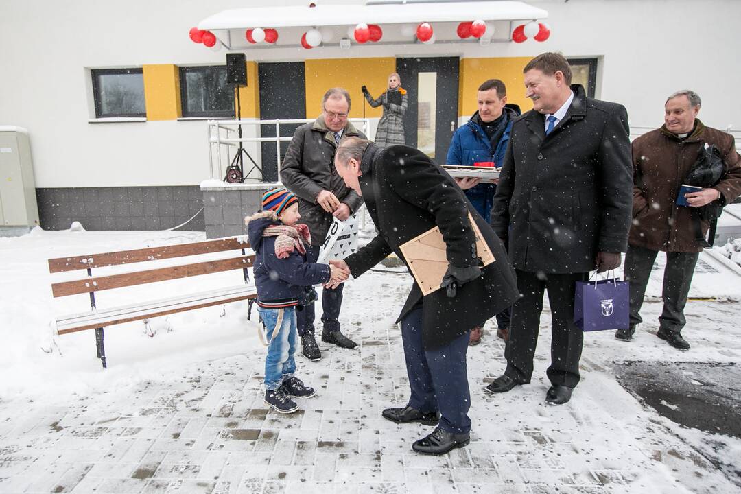 Naujai įrengti socialiniai būstai Bubiuose perduodami gyventojams