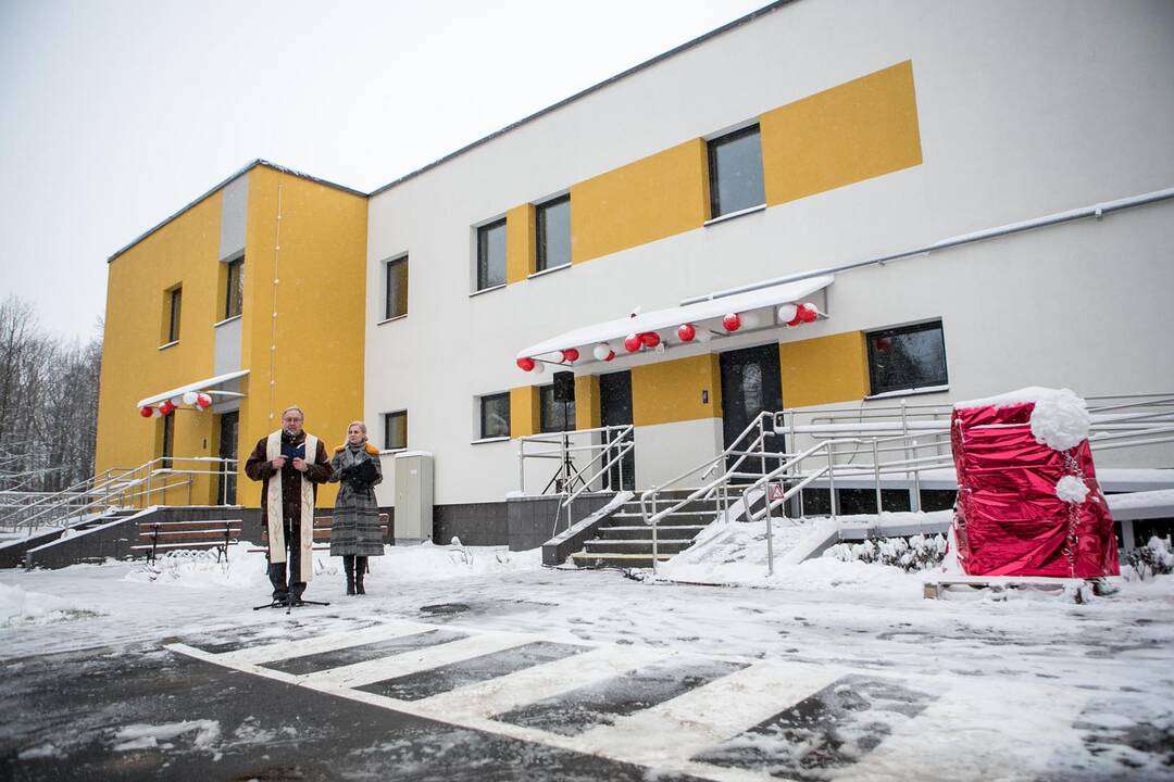Naujai įrengti socialiniai būstai Bubiuose perduodami gyventojams