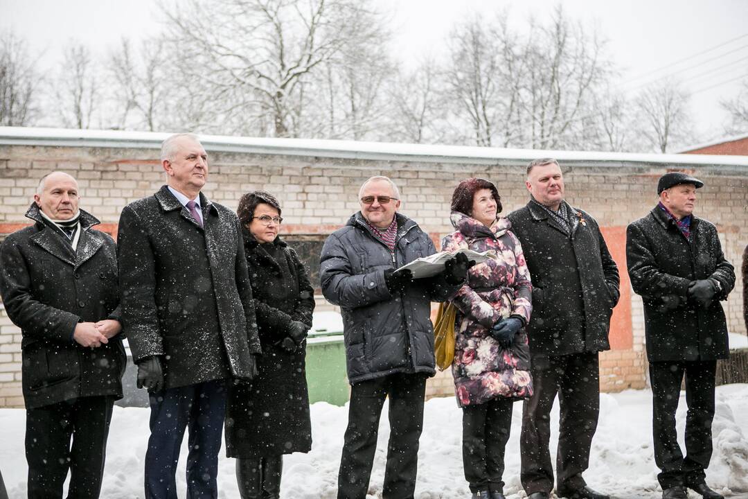 Naujai įrengti socialiniai būstai Bubiuose perduodami gyventojams
