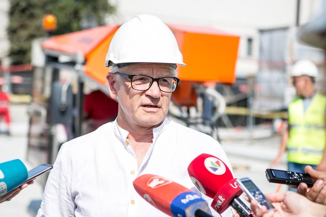 Vienybės aikštės rekonstrukcijos darbai