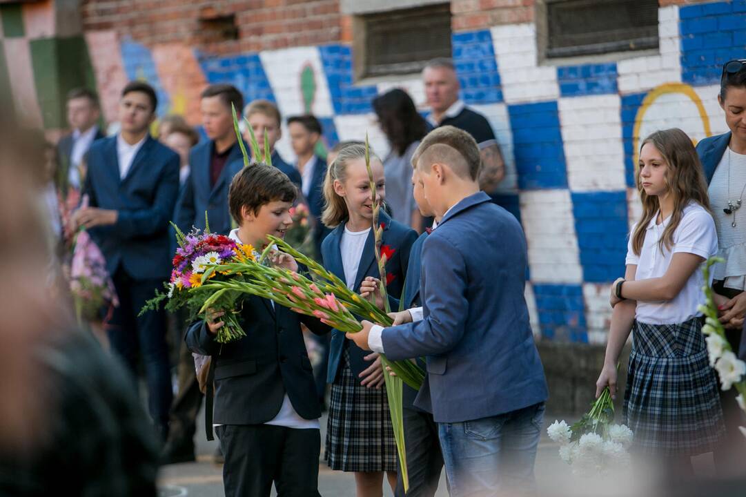 Mokslo metų pradžios šventė Senamiesčio progimnazijoje