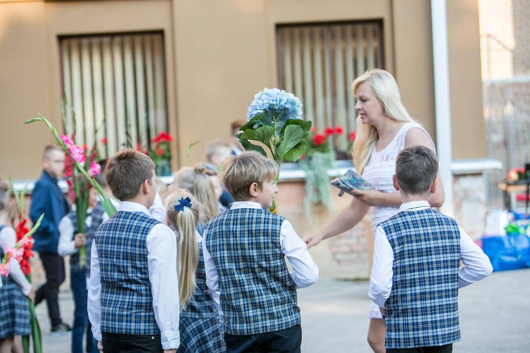Mokslo metų pradžios šventė Senamiesčio progimnazijoje