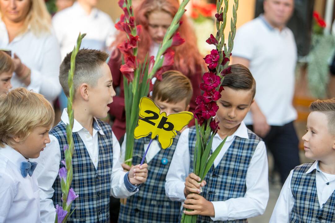 Mokslo metų pradžios šventė Senamiesčio progimnazijoje