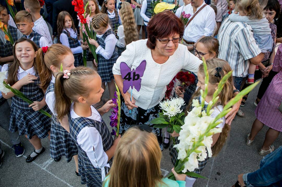 Mokslo metų pradžios šventė Senamiesčio progimnazijoje