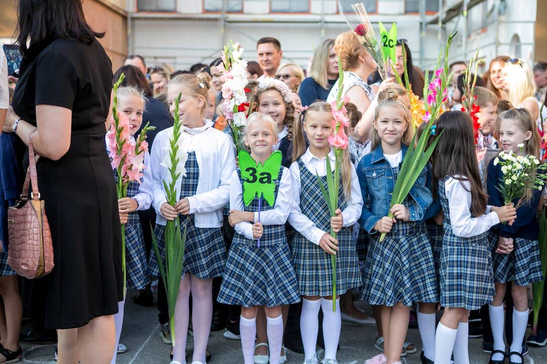 Mokslo metų pradžios šventė Senamiesčio progimnazijoje