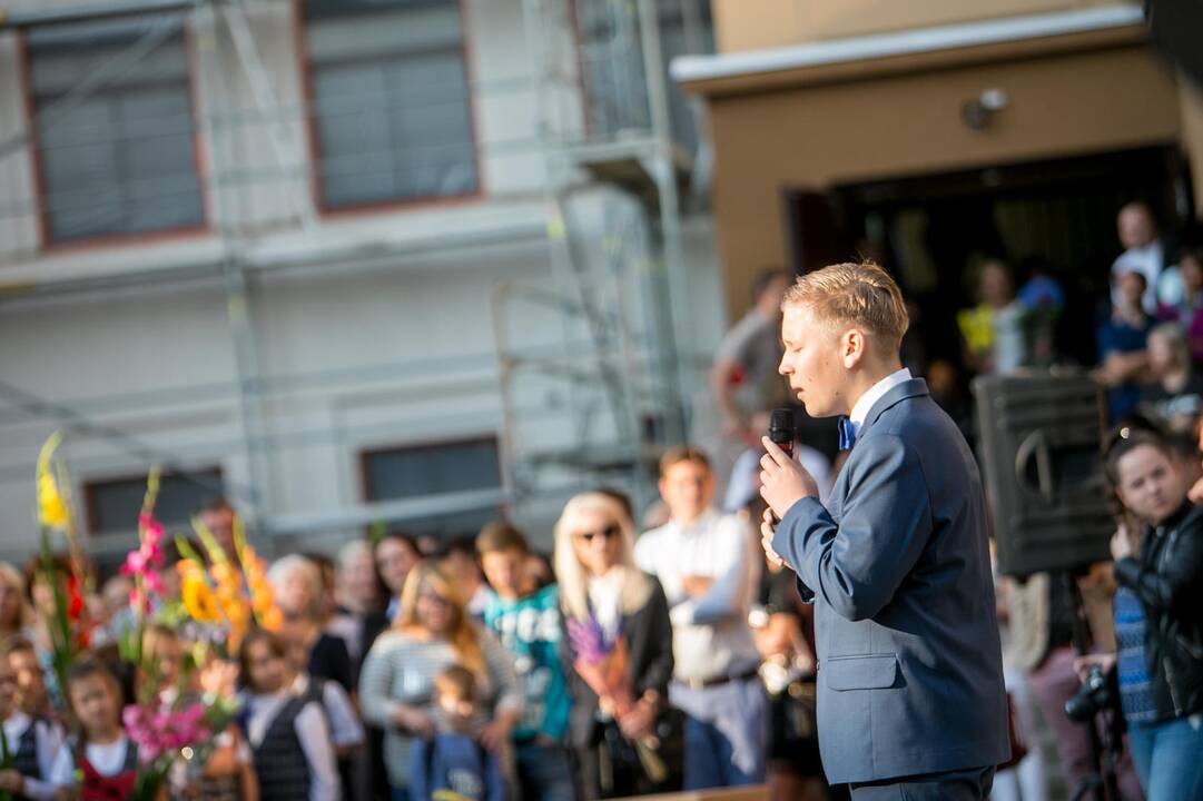Mokslo metų pradžios šventė Senamiesčio progimnazijoje