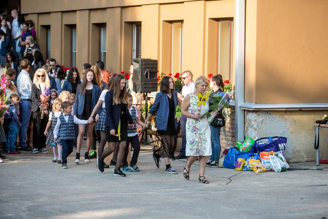 Mokslo metų pradžios šventė Senamiesčio progimnazijoje
