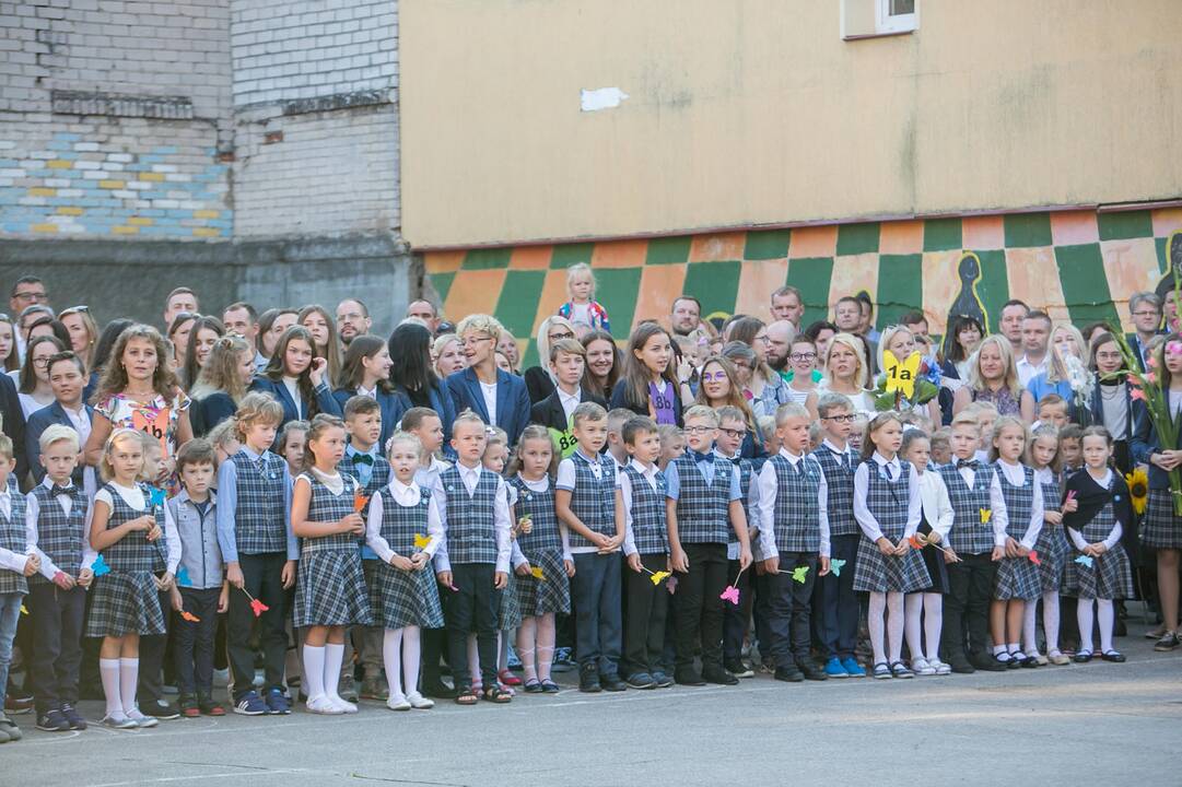 Mokslo metų pradžios šventė Senamiesčio progimnazijoje