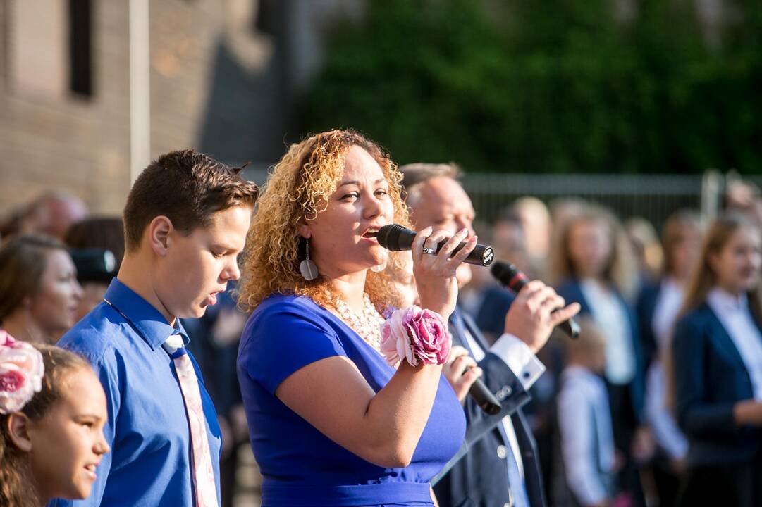 Mokslo metų pradžios šventė Senamiesčio progimnazijoje