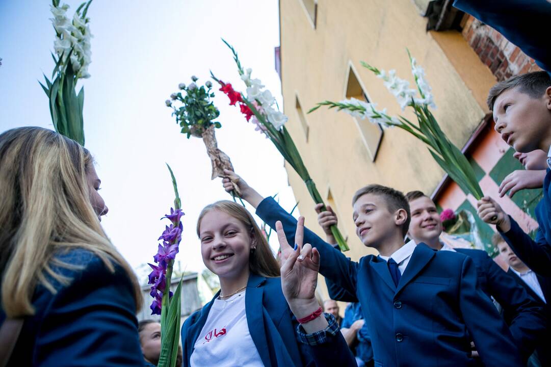 Mokslo metų pradžios šventė Senamiesčio progimnazijoje