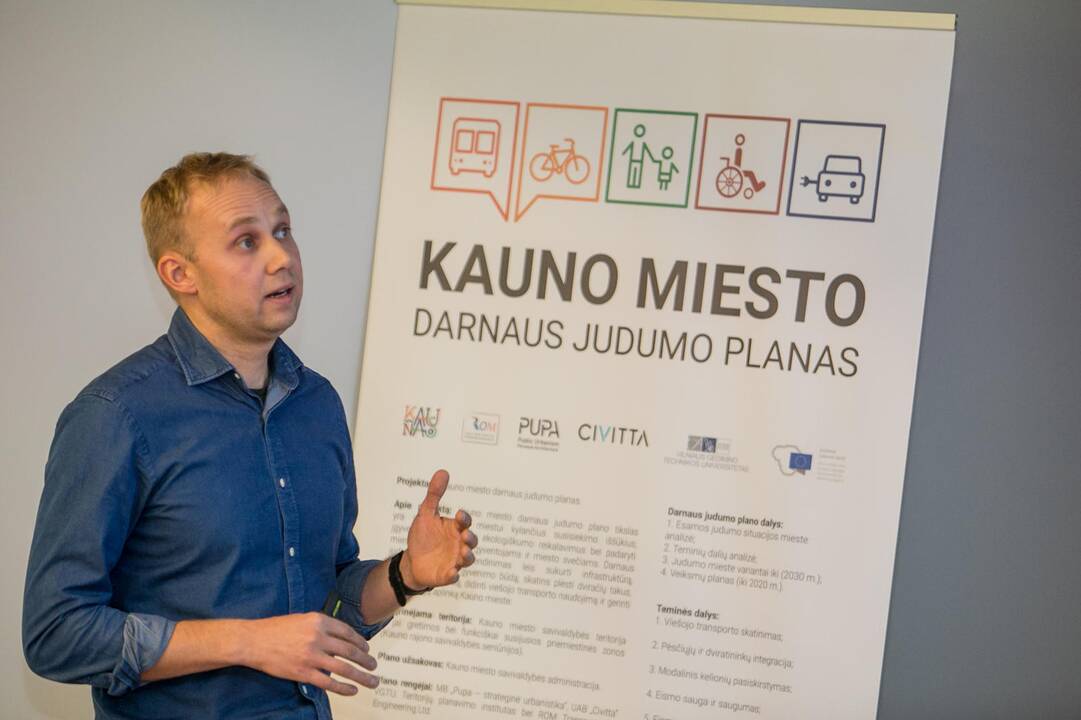 Kauno miesto darnaus judumo plano pristatymas