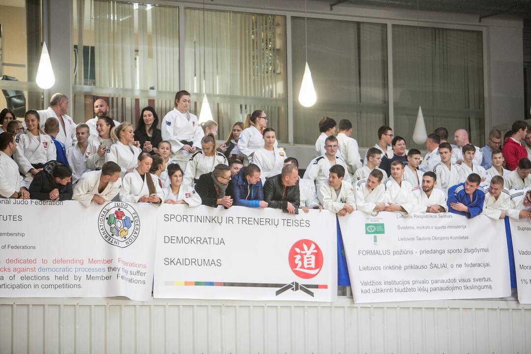 Lietuvos dziudo čempionate – sportininkų protestas