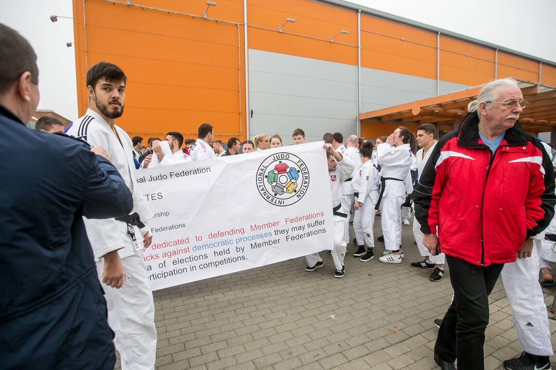 Lietuvos dziudo čempionate – sportininkų protestas