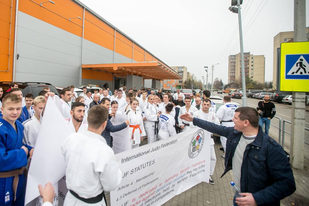 Lietuvos dziudo čempionate – sportininkų protestas