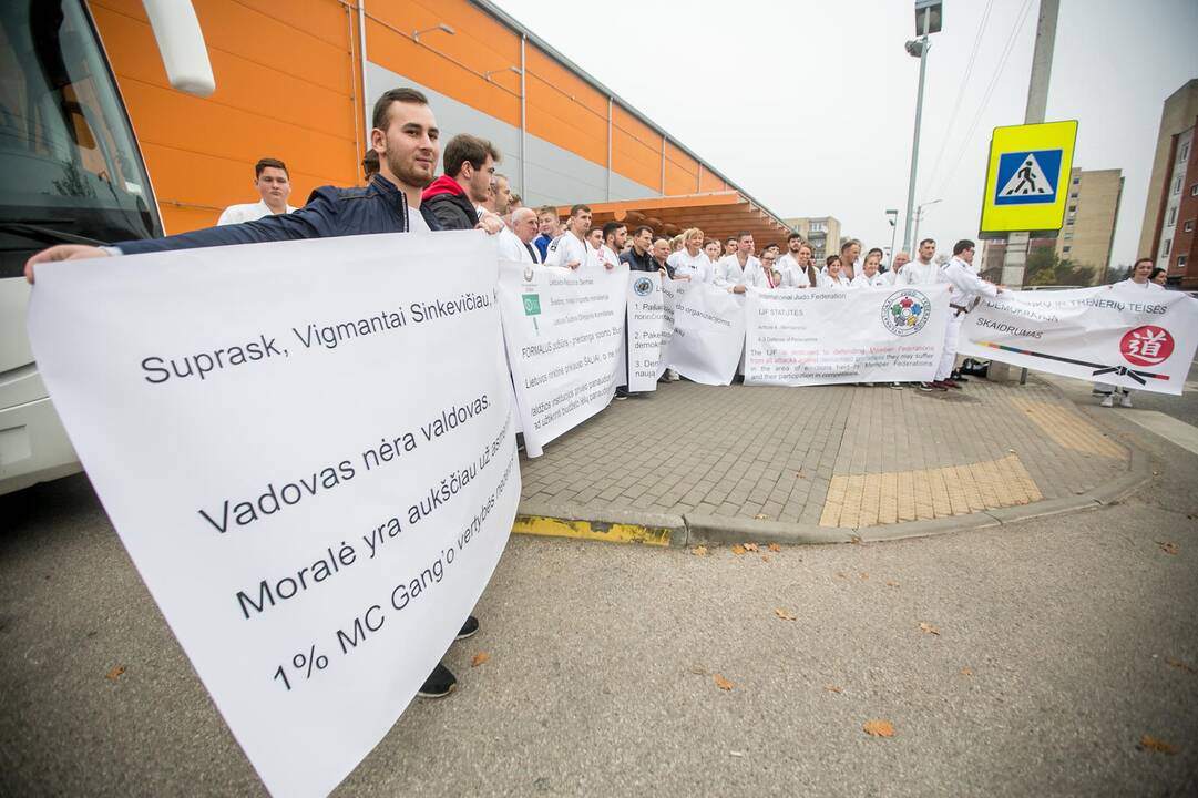 Lietuvos dziudo čempionate – sportininkų protestas