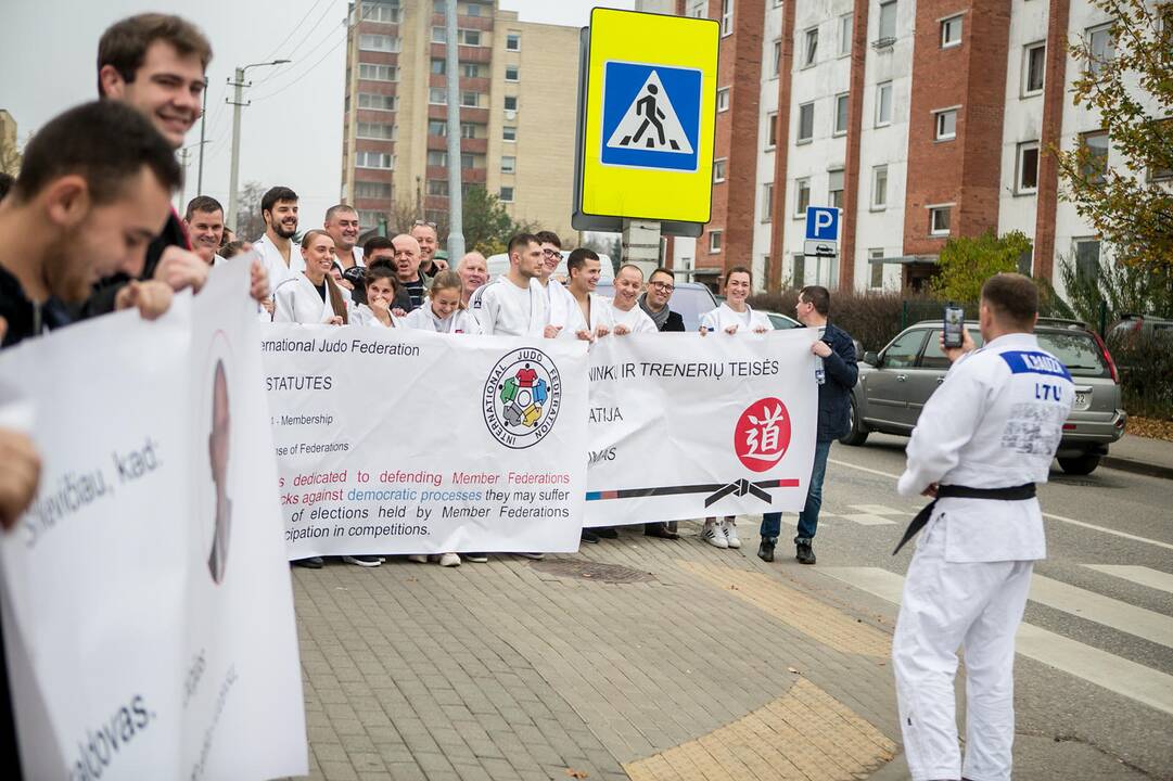 Lietuvos dziudo čempionate – sportininkų protestas