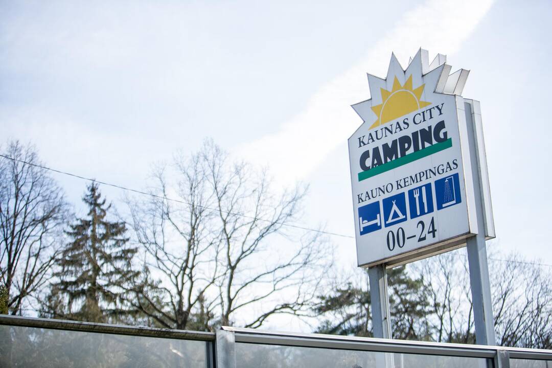 Koronaviruso tyrimų punktas Kauno kempinge
