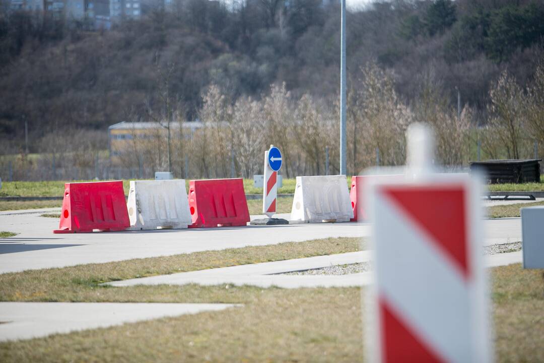Koronaviruso tyrimų punktas Kauno kempinge