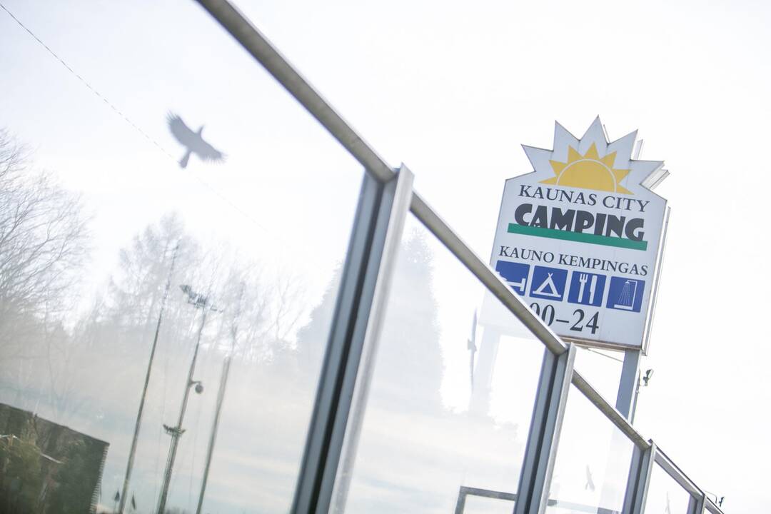 Koronaviruso tyrimų punktas Kauno kempinge